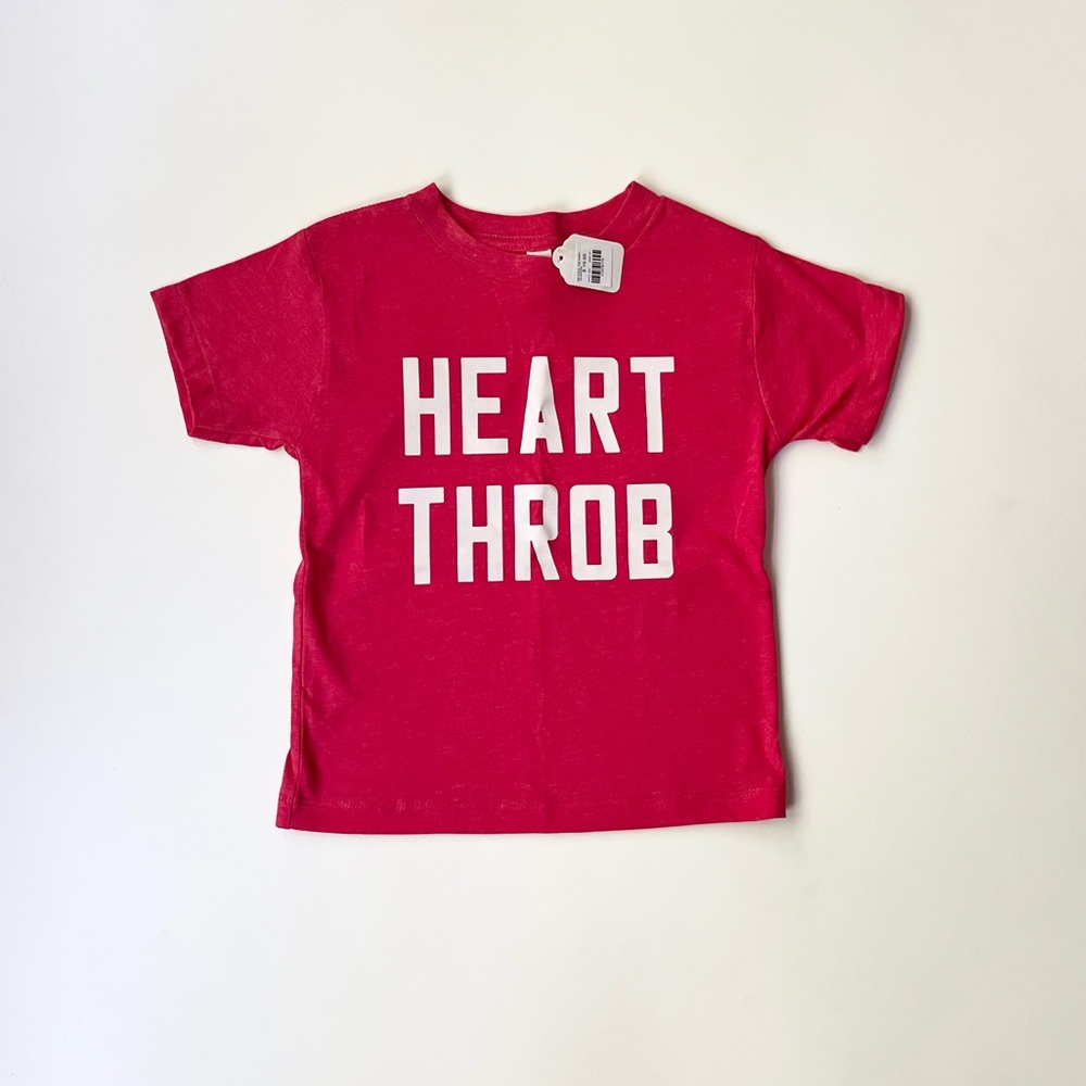 NWT Heart Throb Red Short Sleeve Tee Size 3T